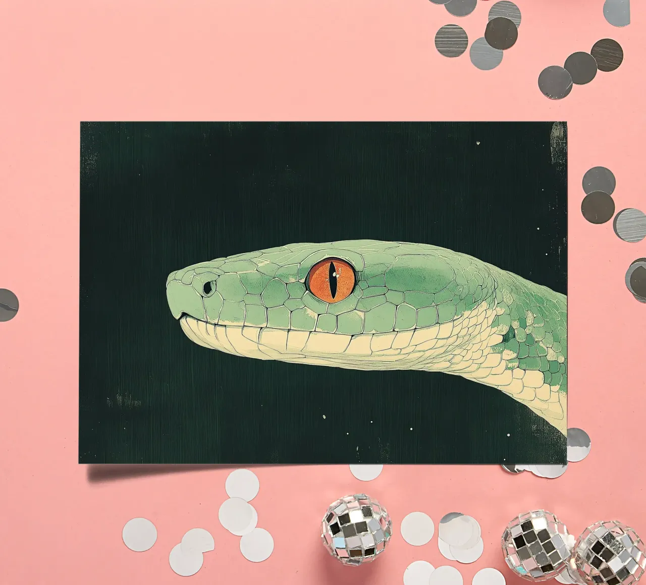 Snake sticker sheet by Nikis Art Studio