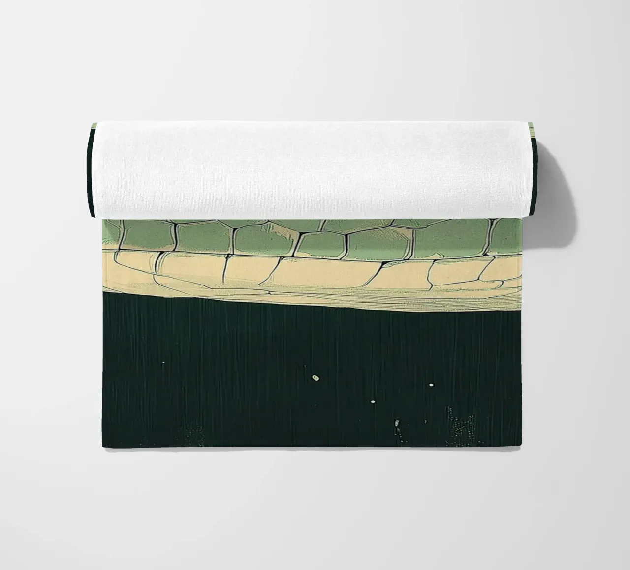 Snake beach towel by Nikis Art Studio