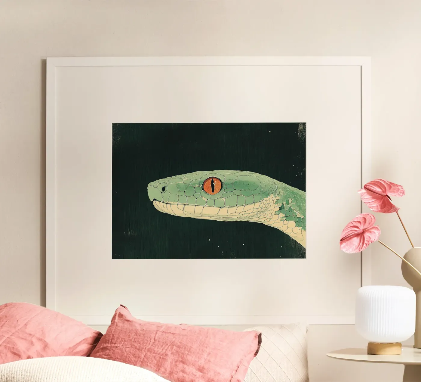 Snake poster de Nikis Art Studio