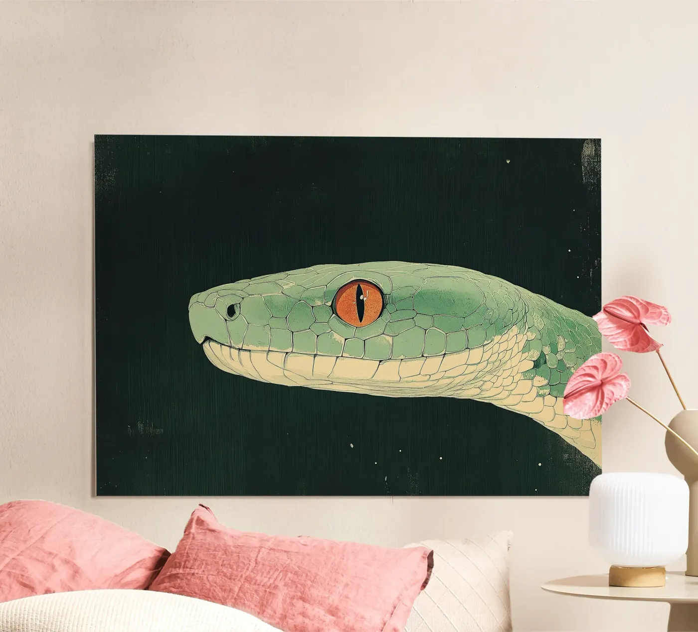 Snake poster de Nikis Art Studio