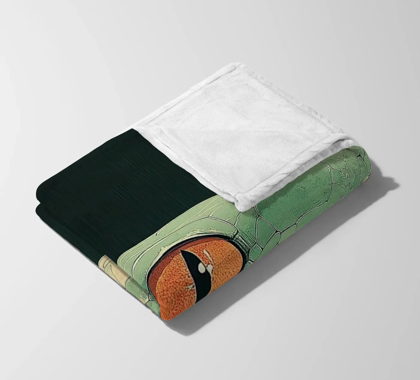 Snake fleece blanket by Nikis Art Studio