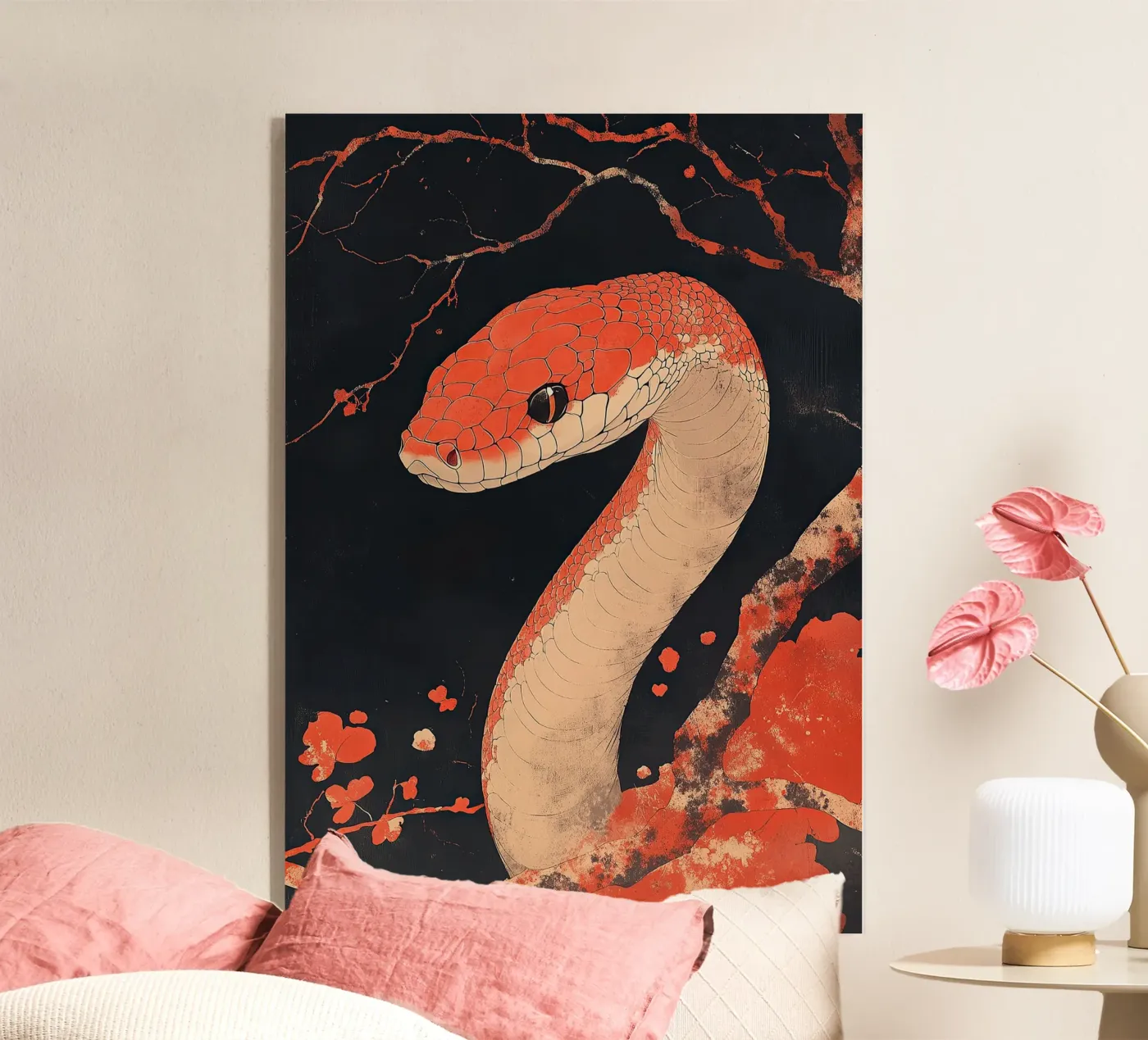 Snake plexiglas de Nikis Art Studio