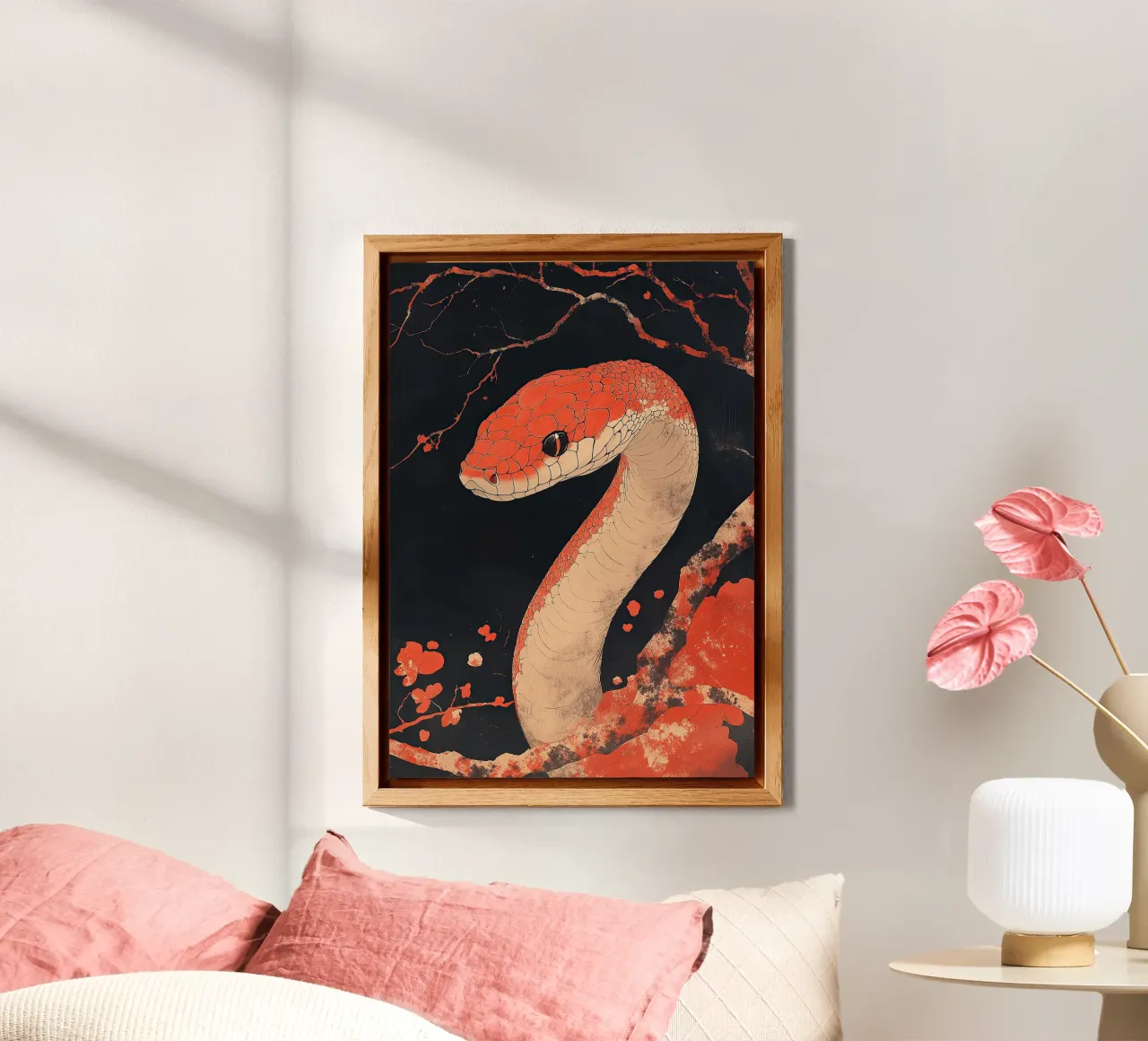 Serpente alluminio dibond da Nikis Art Studio