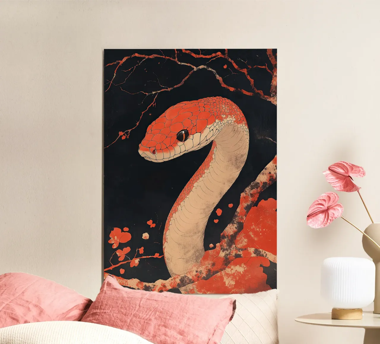 Serpente alluminio dibond da Nikis Art Studio