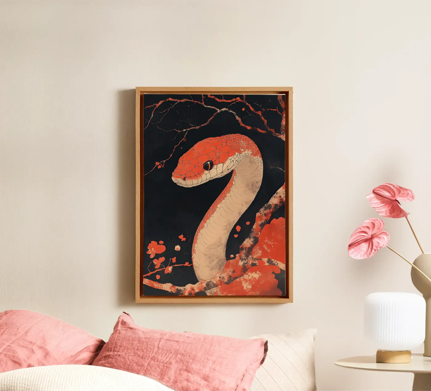 Snake tela da Nikis Art Studio