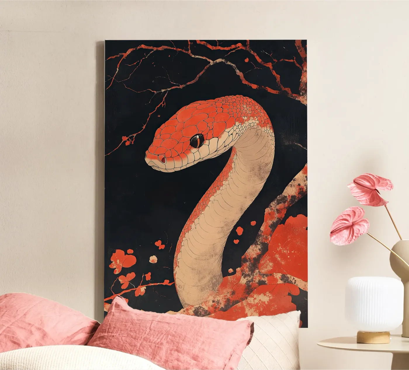 Snake tela da Nikis Art Studio