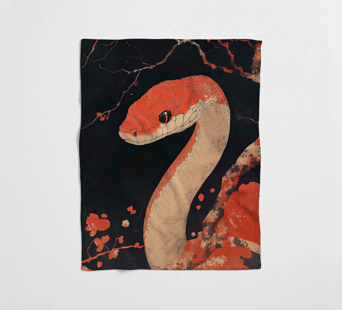 Serpente coperta in pile da Nikis Art Studio