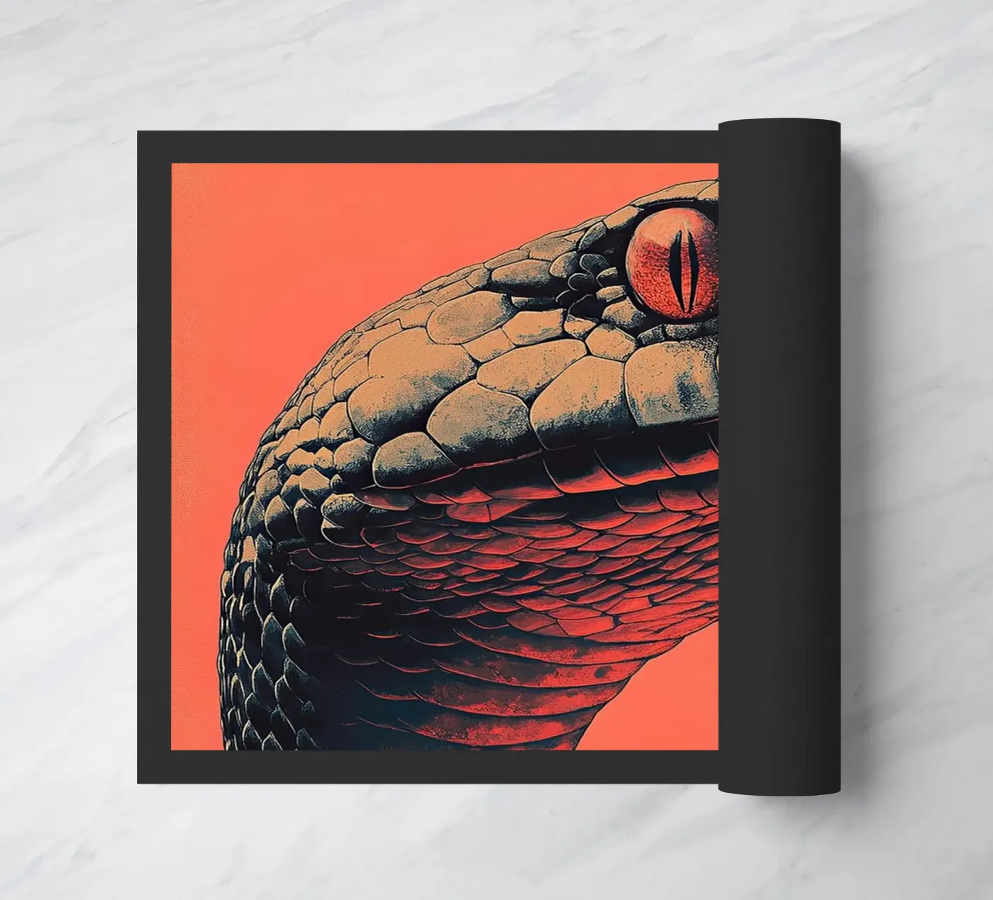 Slang deurmat van Nikis Art Studio