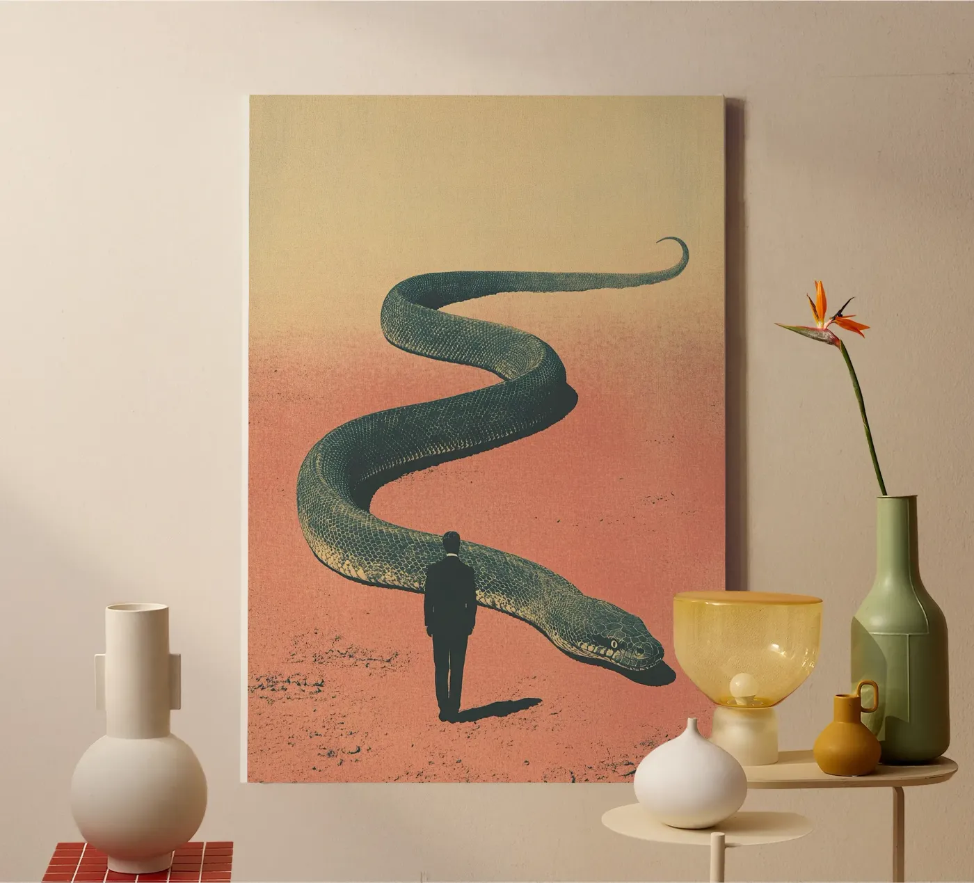 Serpente tela da Nikis Art Studio