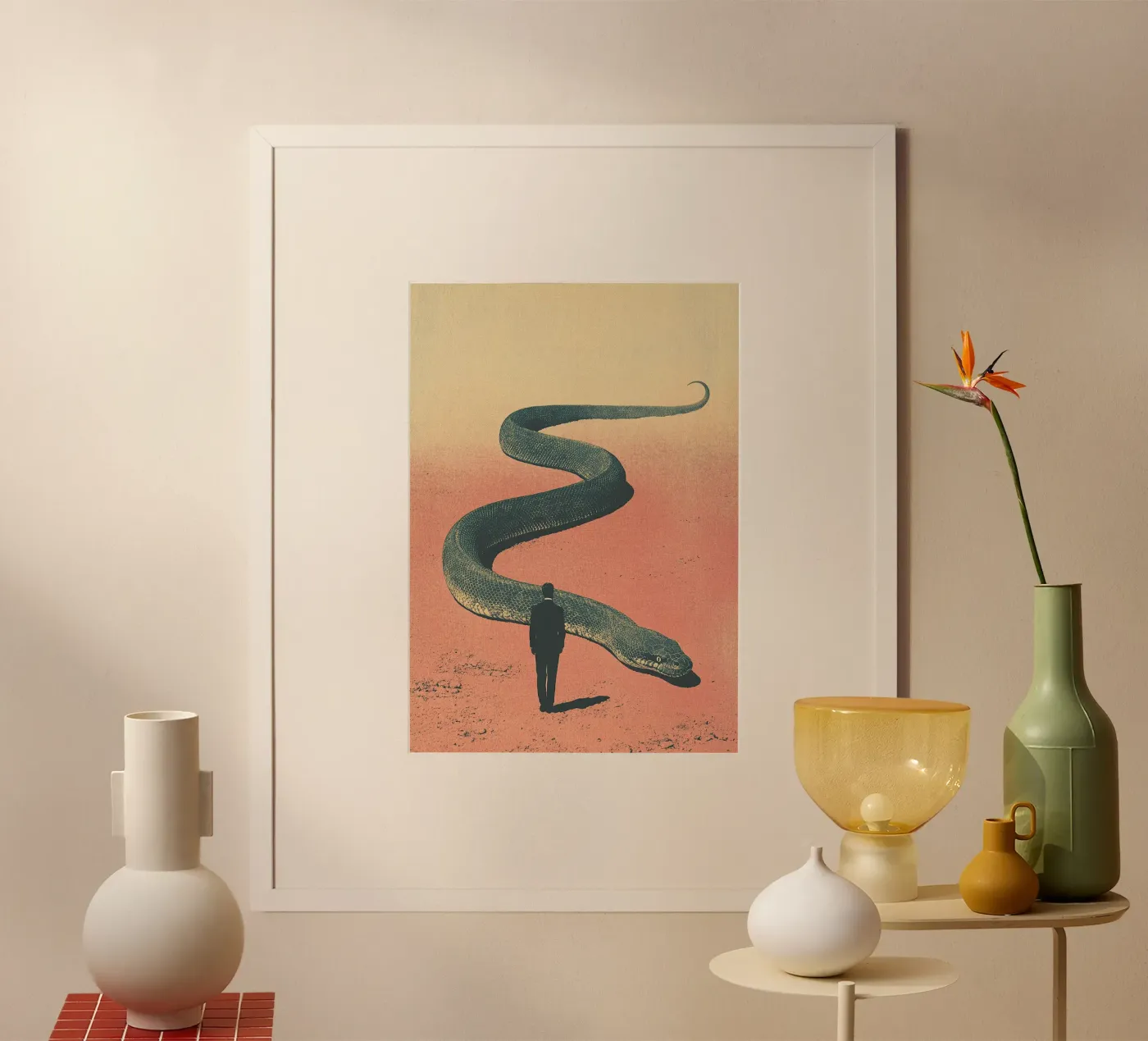 Serpent poster de Nikis Art Studio