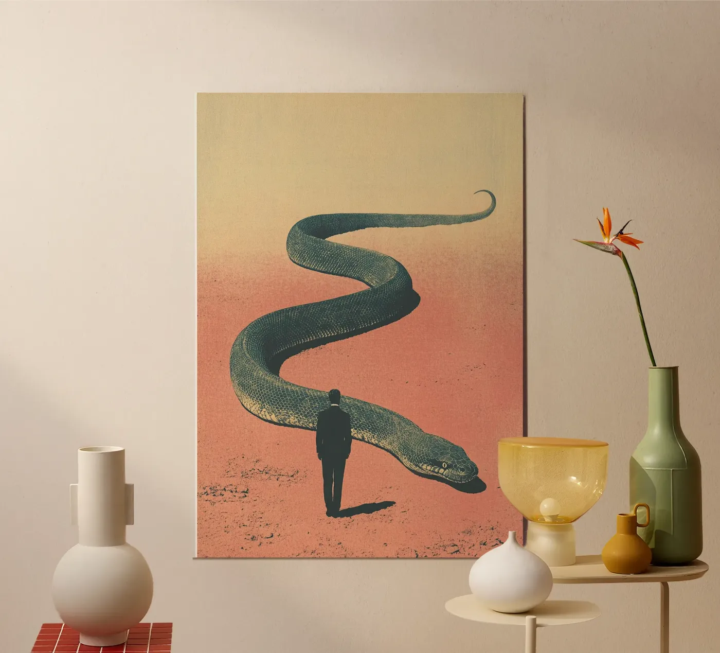 Serpent poster de Nikis Art Studio