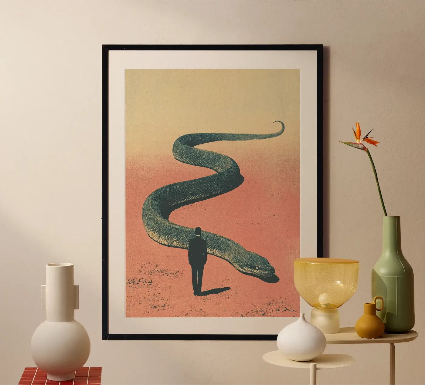 Serpent poster de Nikis Art Studio