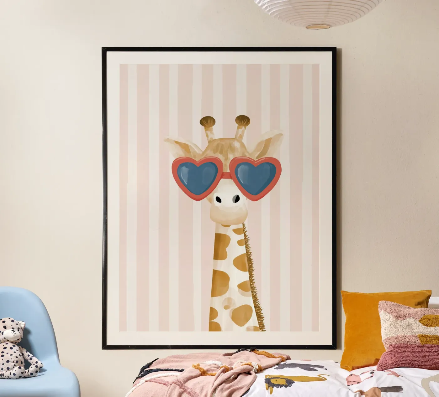 Cool Giraffe poster van Alma Rowan