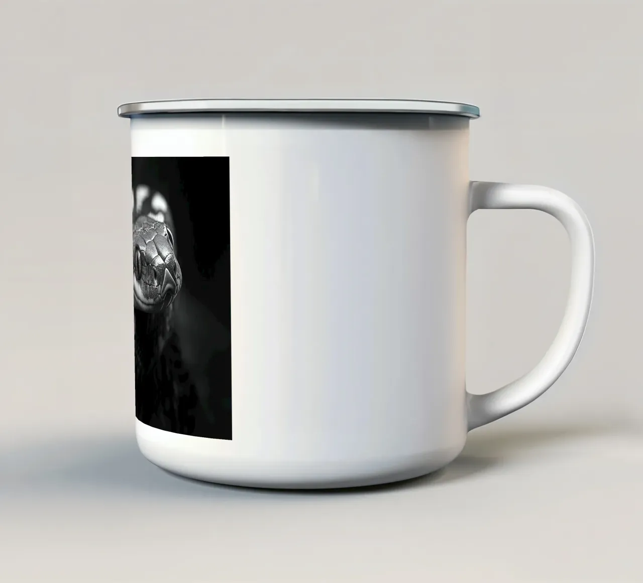 Serpente tazza in smalto da Nikis Art Studio