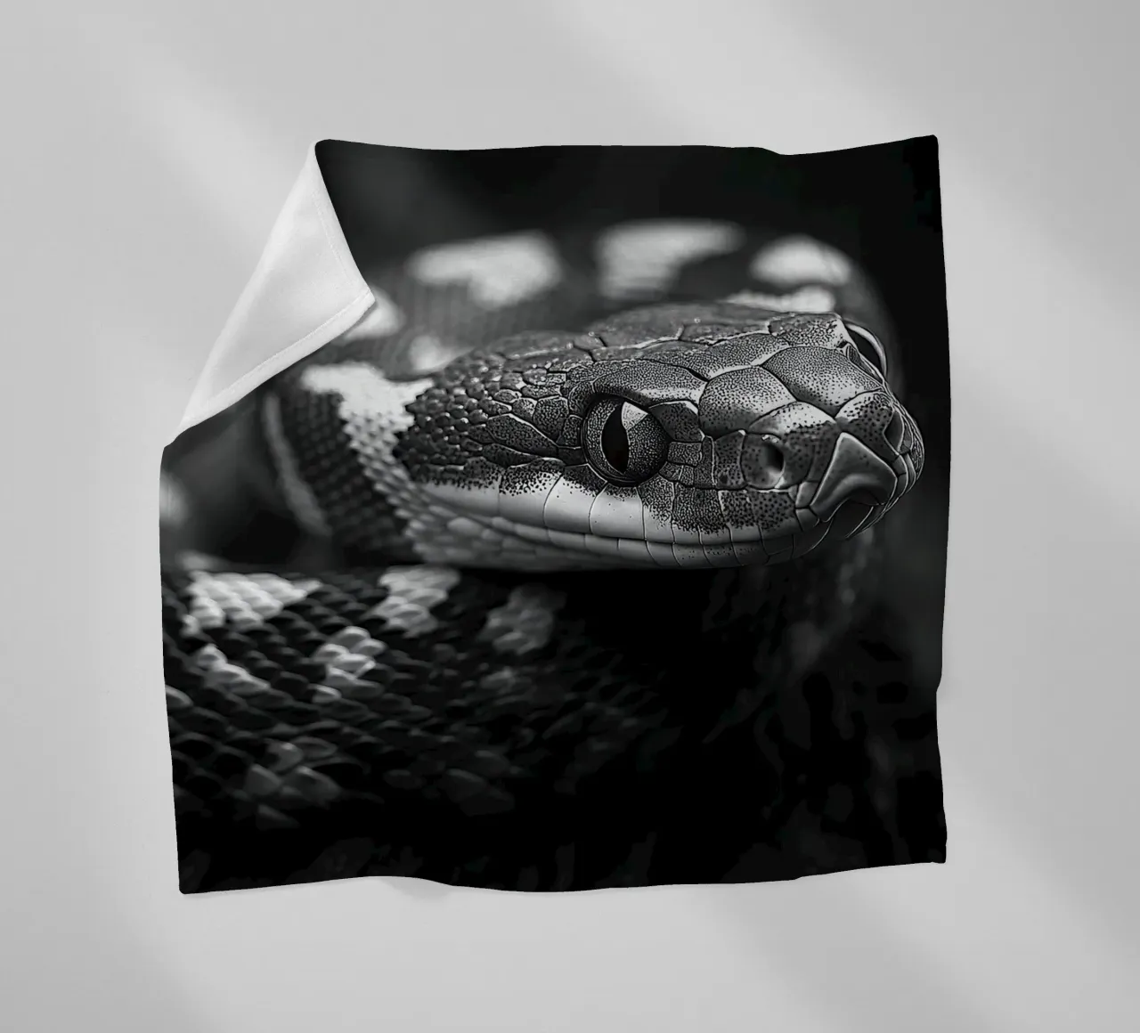 Serpente coperta in pile da Nikis Art Studio