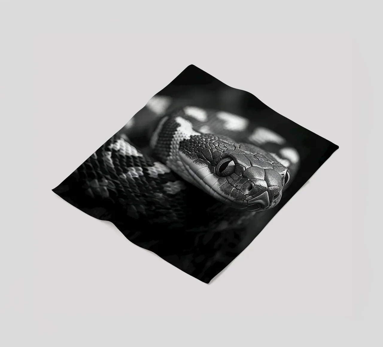 Serpente coperta in pile da Nikis Art Studio