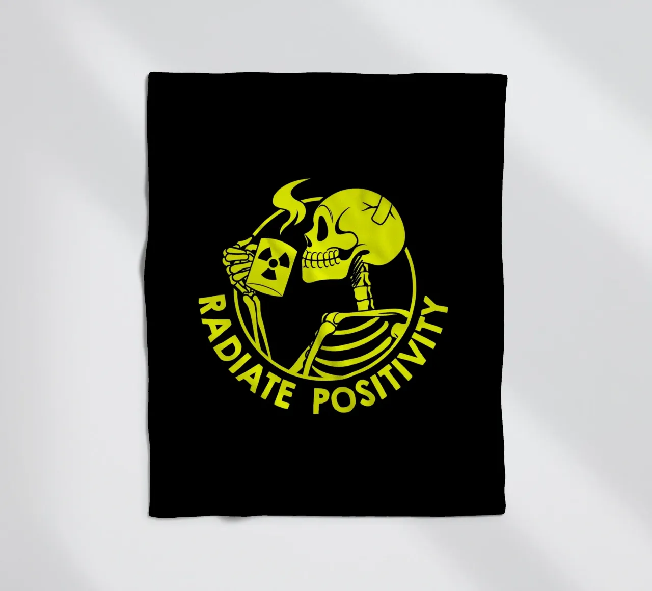 Irradia positività Scheletro divertente coperta in pile da Tobe Fonseca