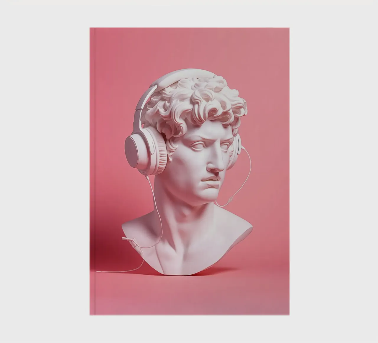 David listen to Music 02 notebook by Malou-Studio