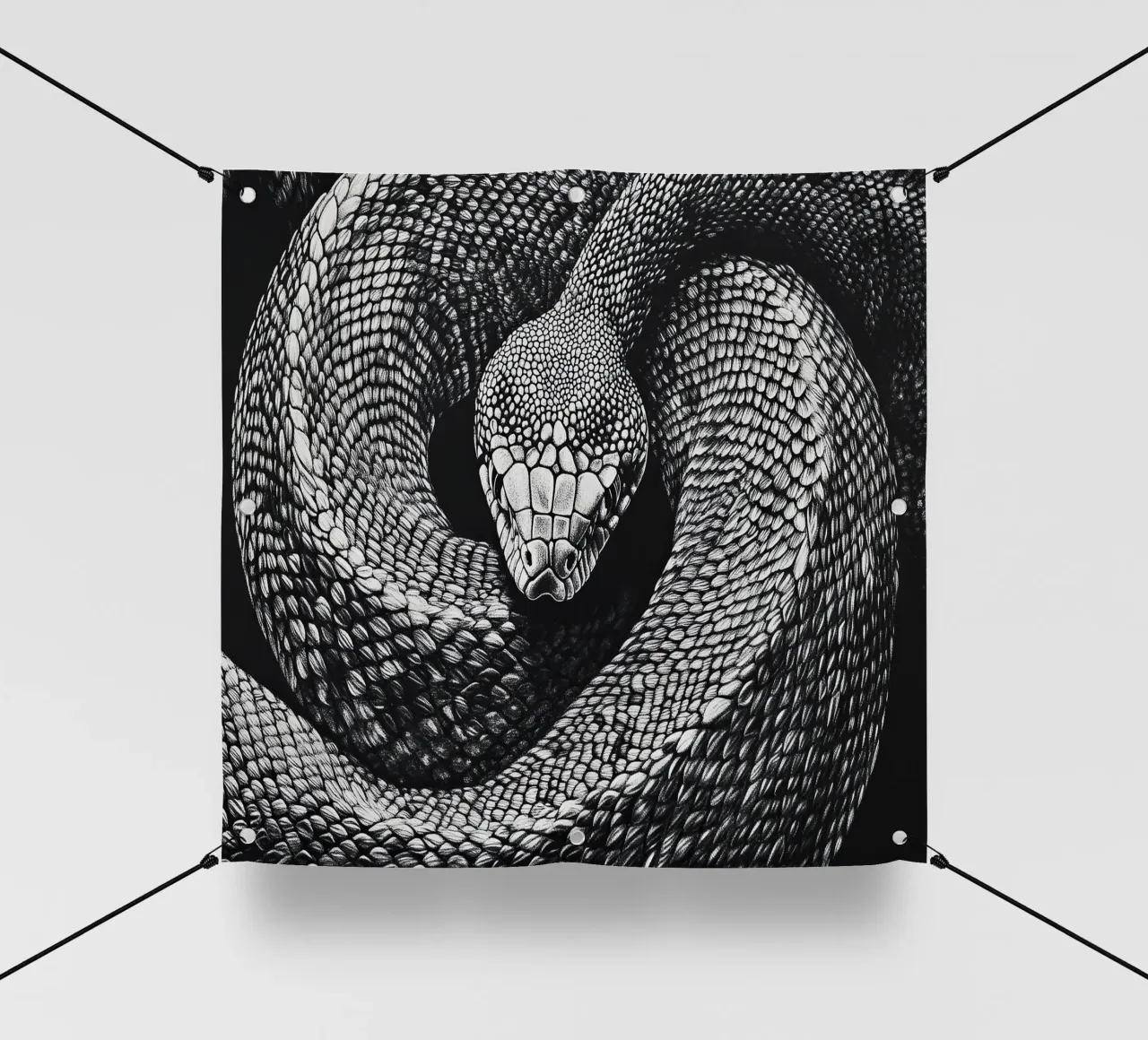 Serpente telo in pvc da Nikis Art Studio