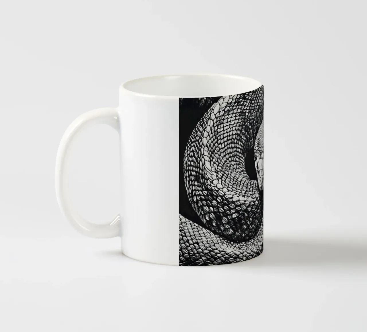 Serpente tazza in ceramica da Nikis Art Studio