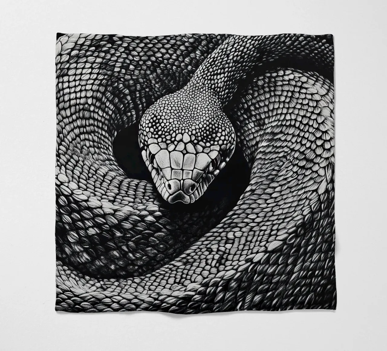 Serpente coperta in pile da Nikis Art Studio
