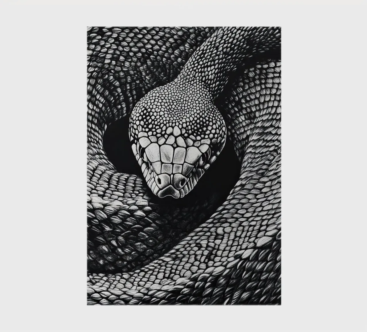 Snake notebook by Nikis Art Studio
