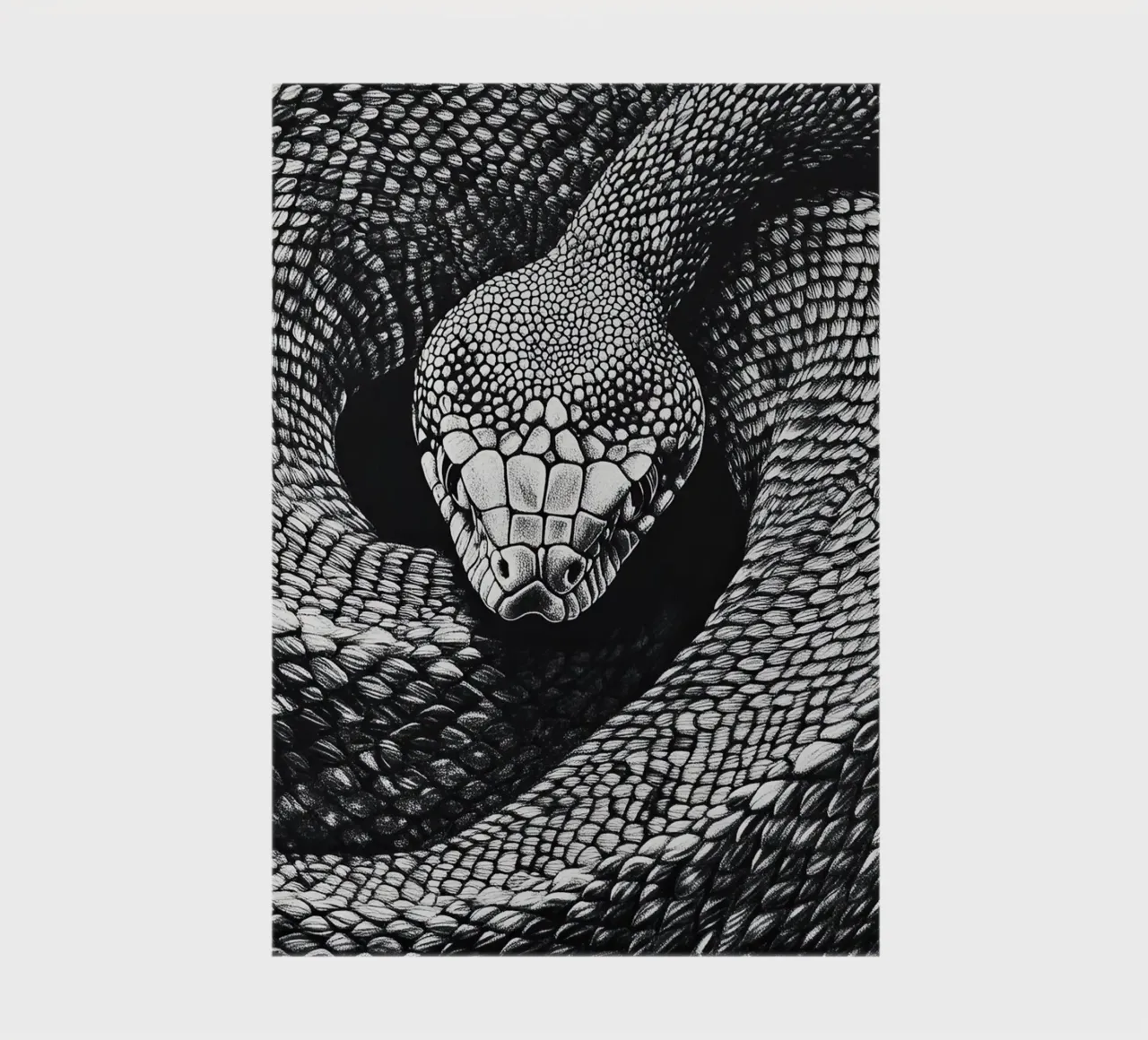 Snake notebook by Nikis Art Studio