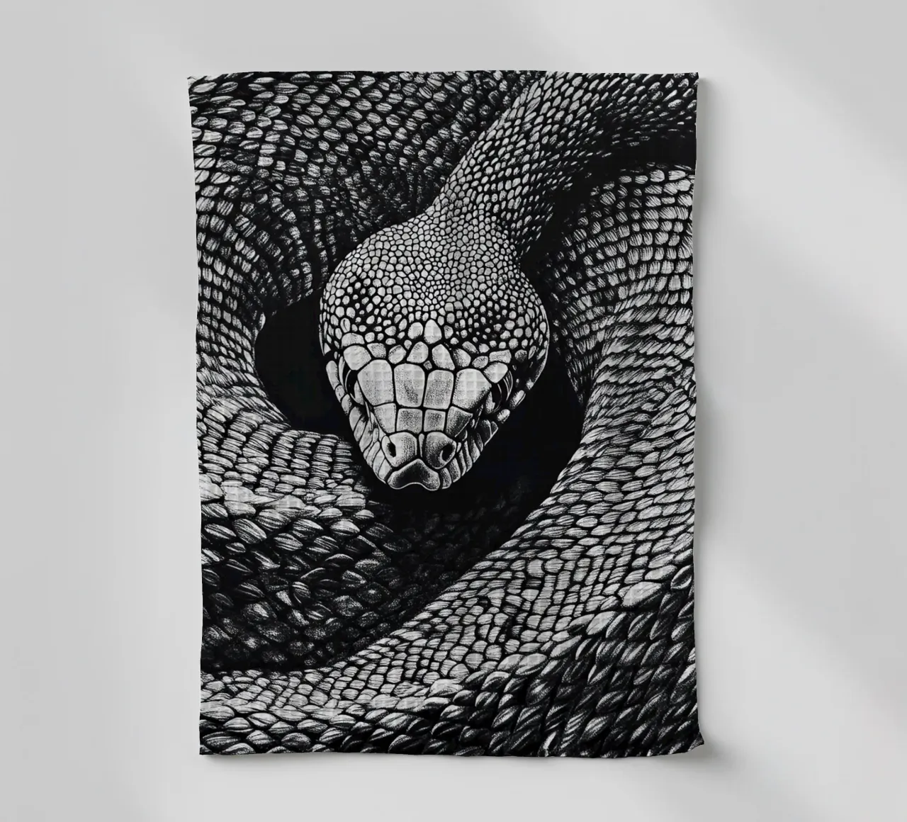 Serpente canovaccio da cucina da Nikis Art Studio