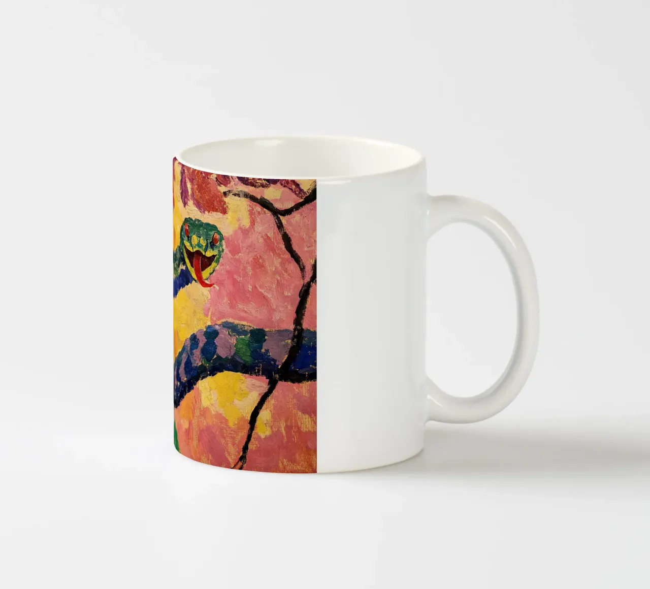Serpente tazza in ceramica da Nikis Art Studio