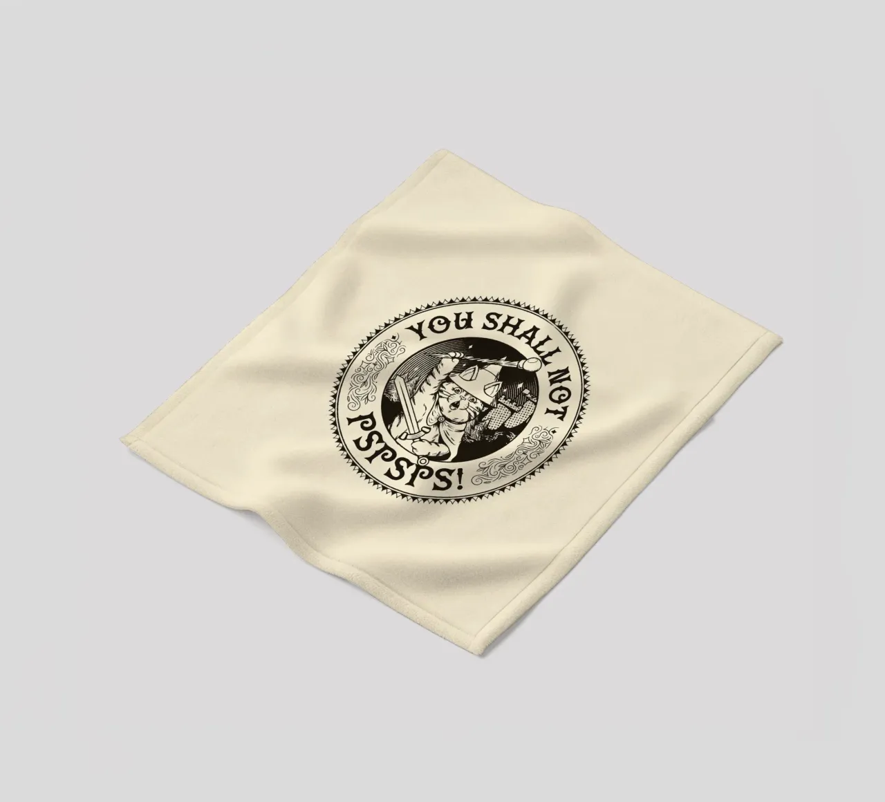 Non devi Pspsps Gatto divertente coperta in pile da Tobe Fonseca