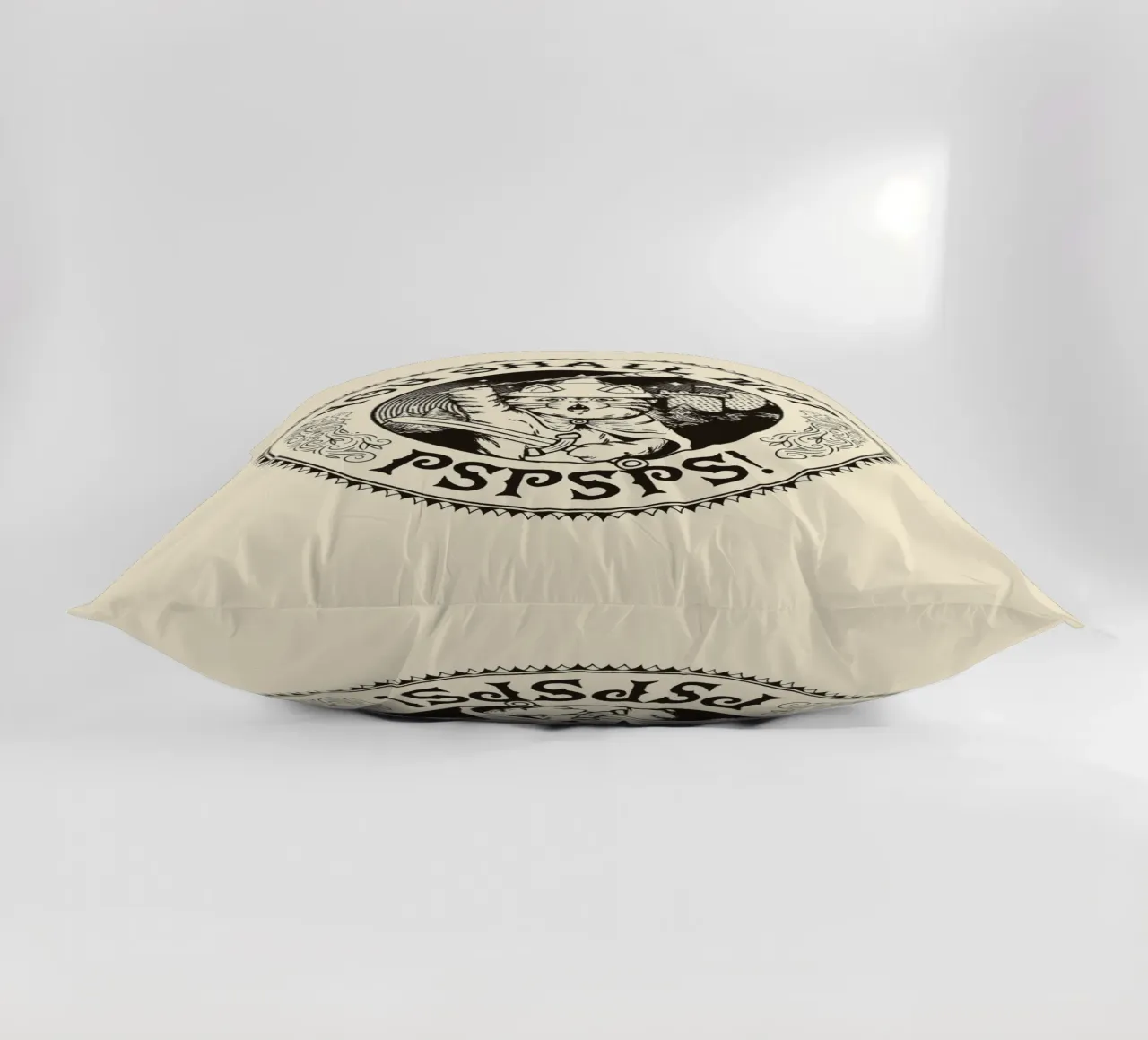 Non devi Pspsps Gatto divertente cuscino da Tobe Fonseca