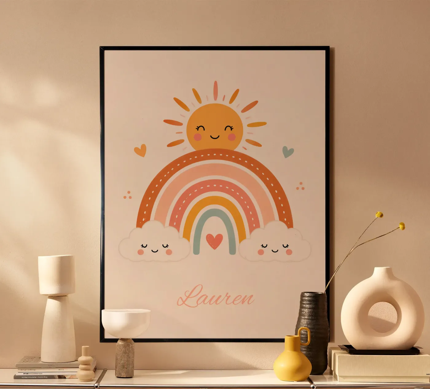 Rainbow poster by Pip&Pippa