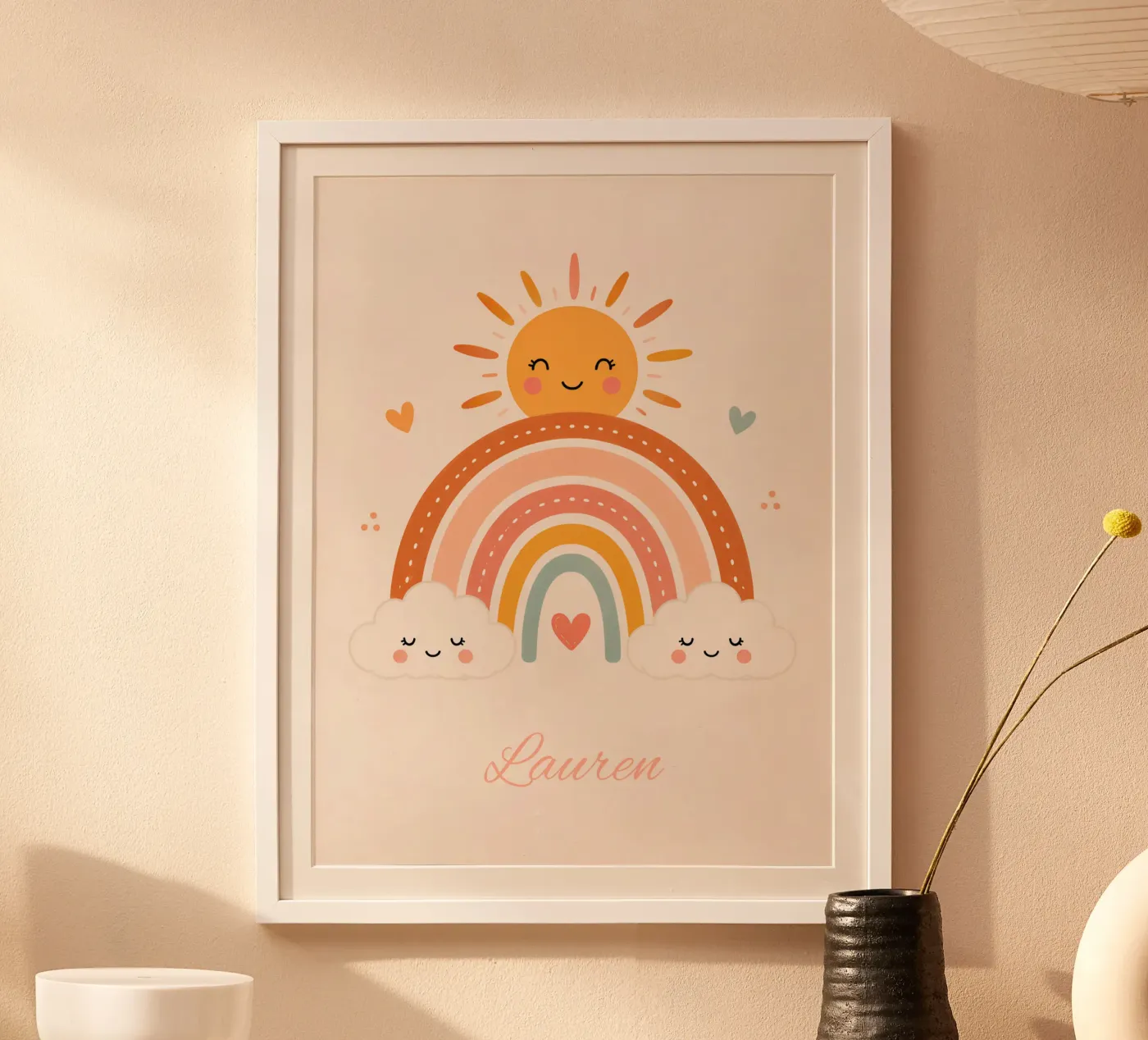 Rainbow poster by Pip&Pippa