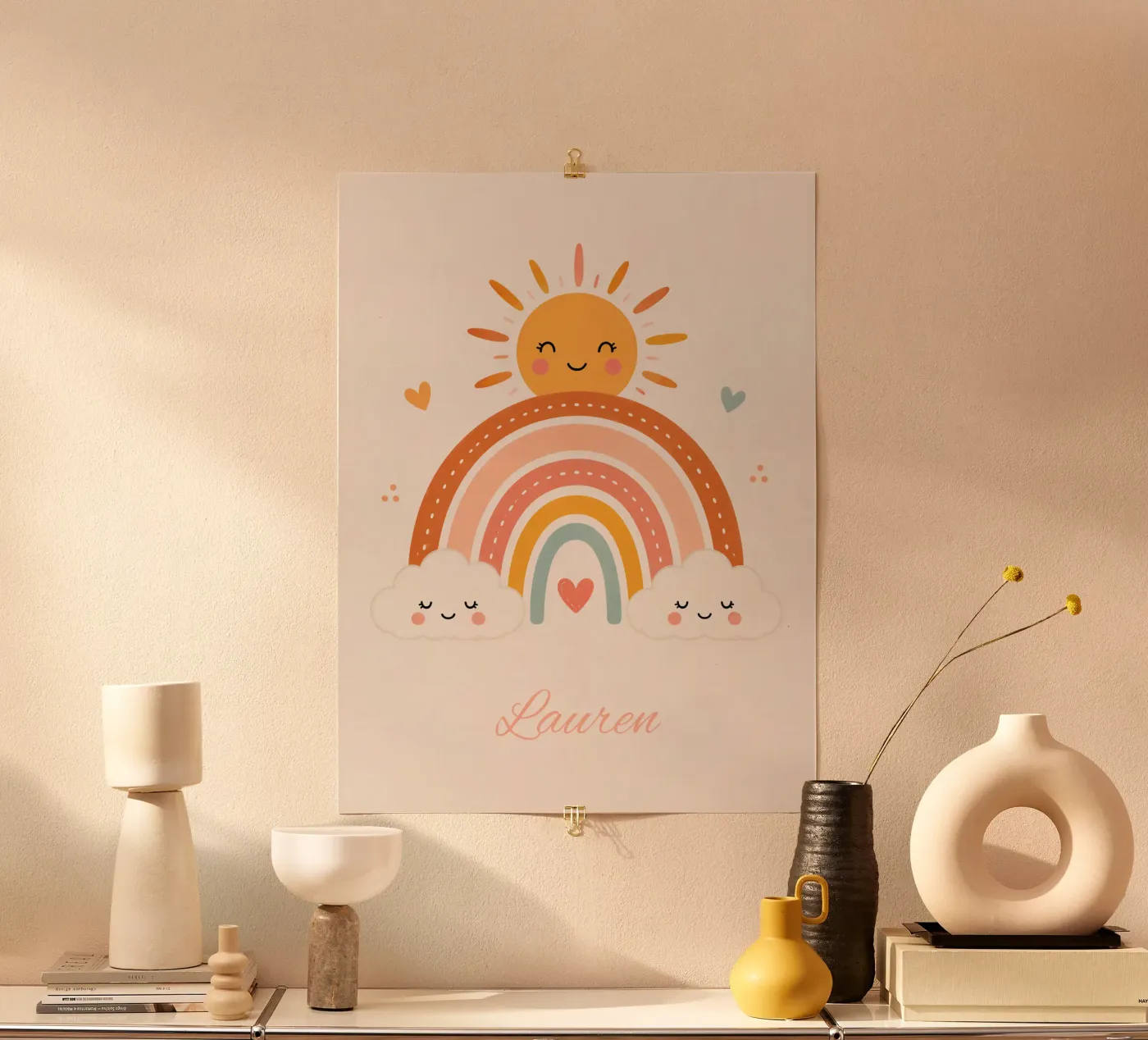Rainbow poster by Pip&Pippa