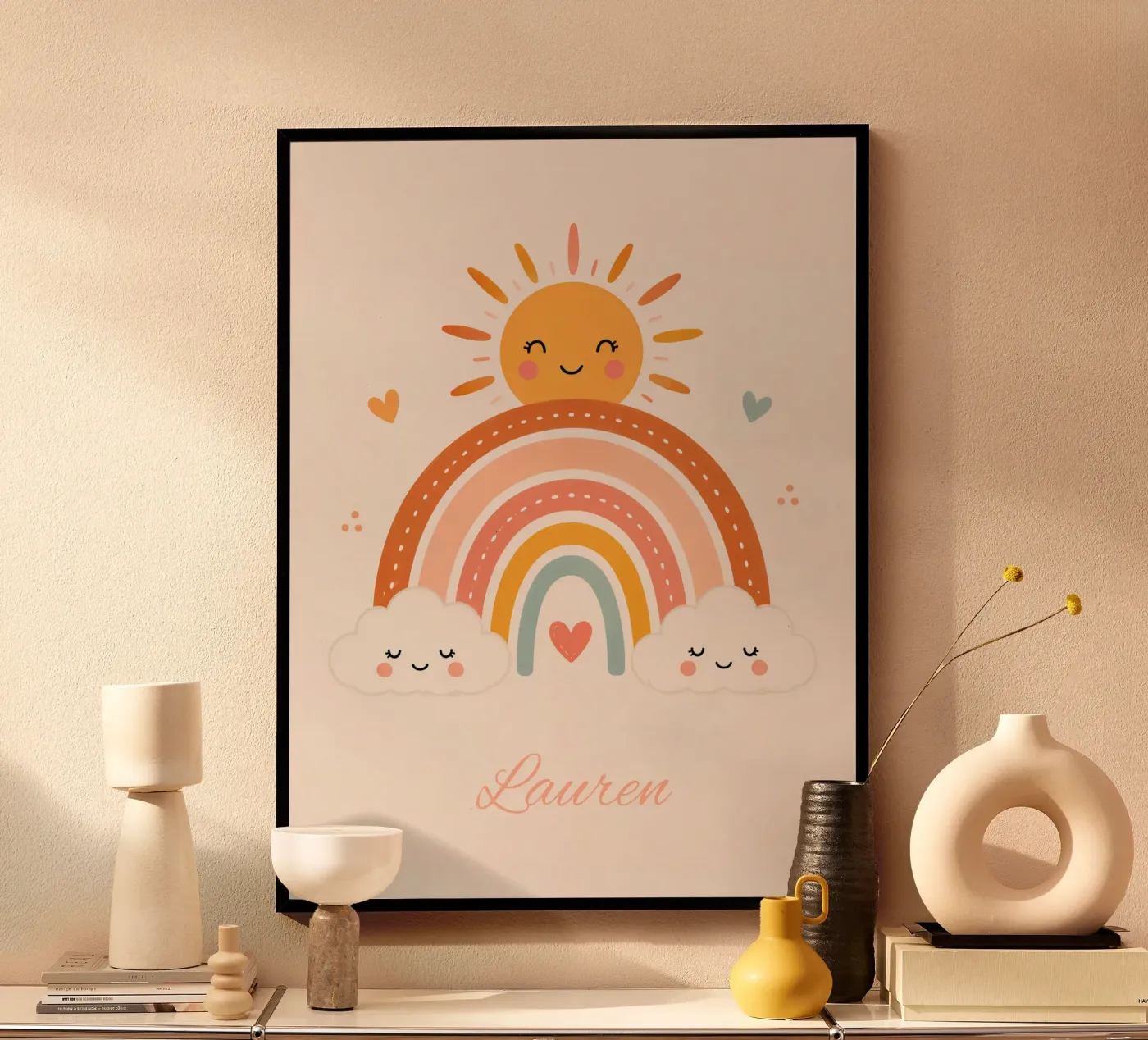 Rainbow poster by Pip&Pippa