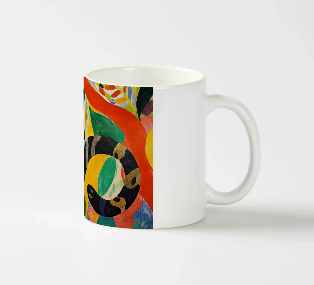 Serpente tazza in ceramica da Nikis Art Studio