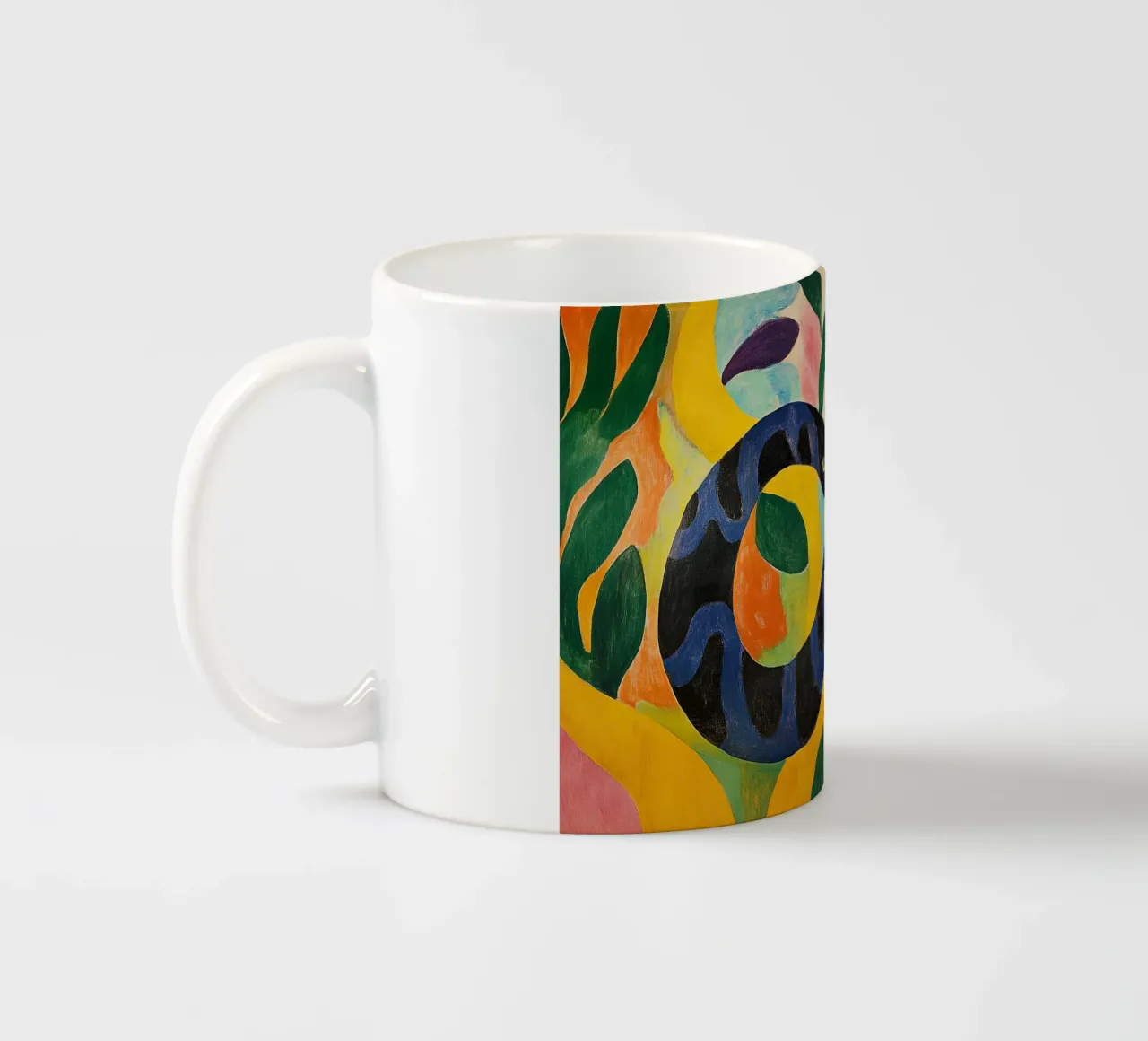Serpente tazza in ceramica da Nikis Art Studio