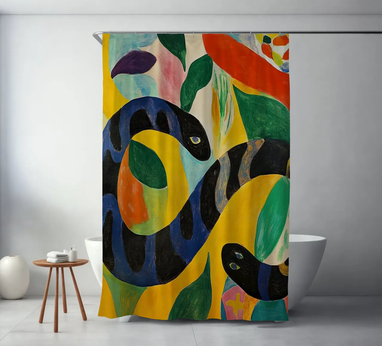 Serpente tenda da doccia da Nikis Art Studio