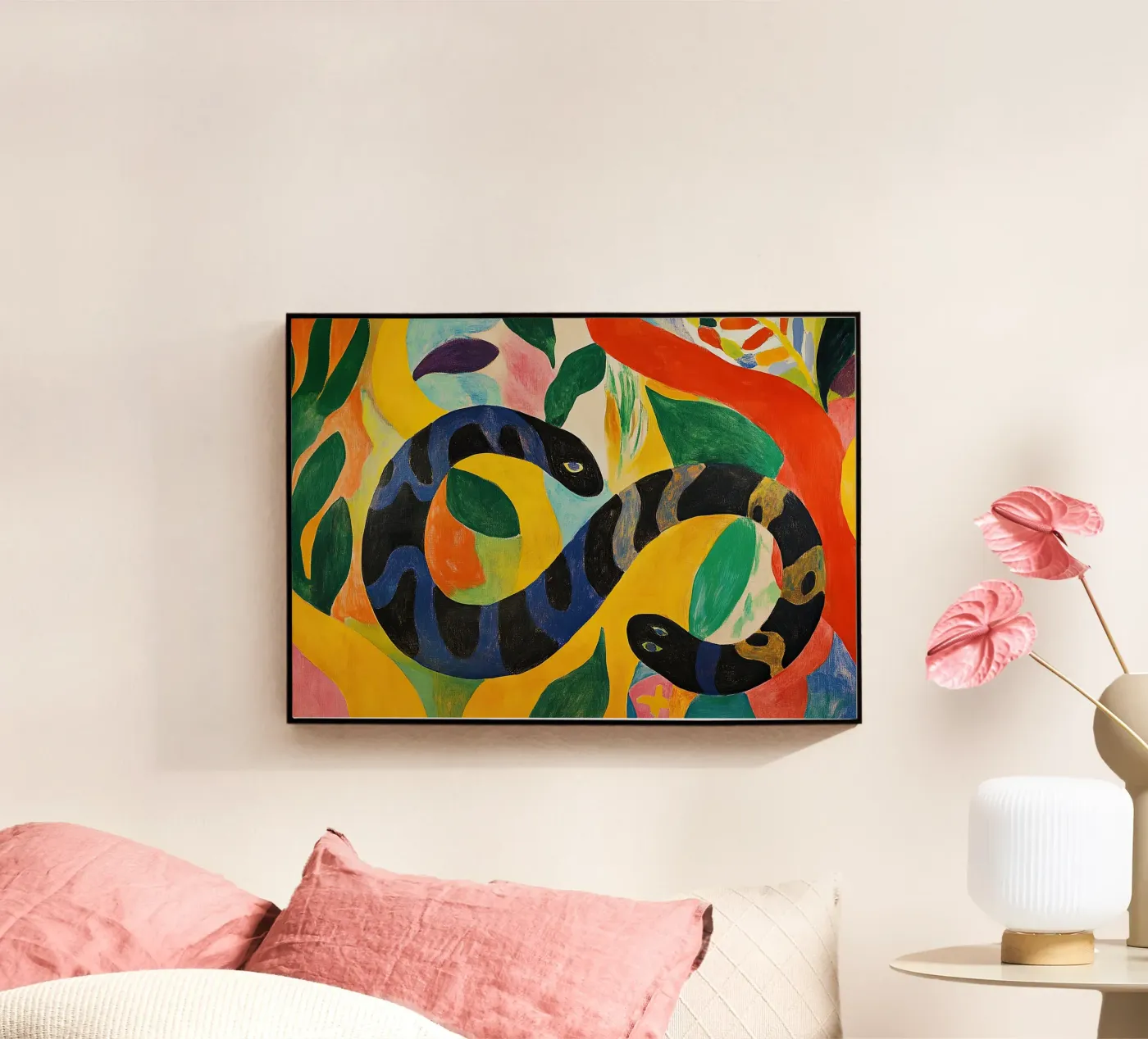 Serpent plexiglas de Nikis Art Studio