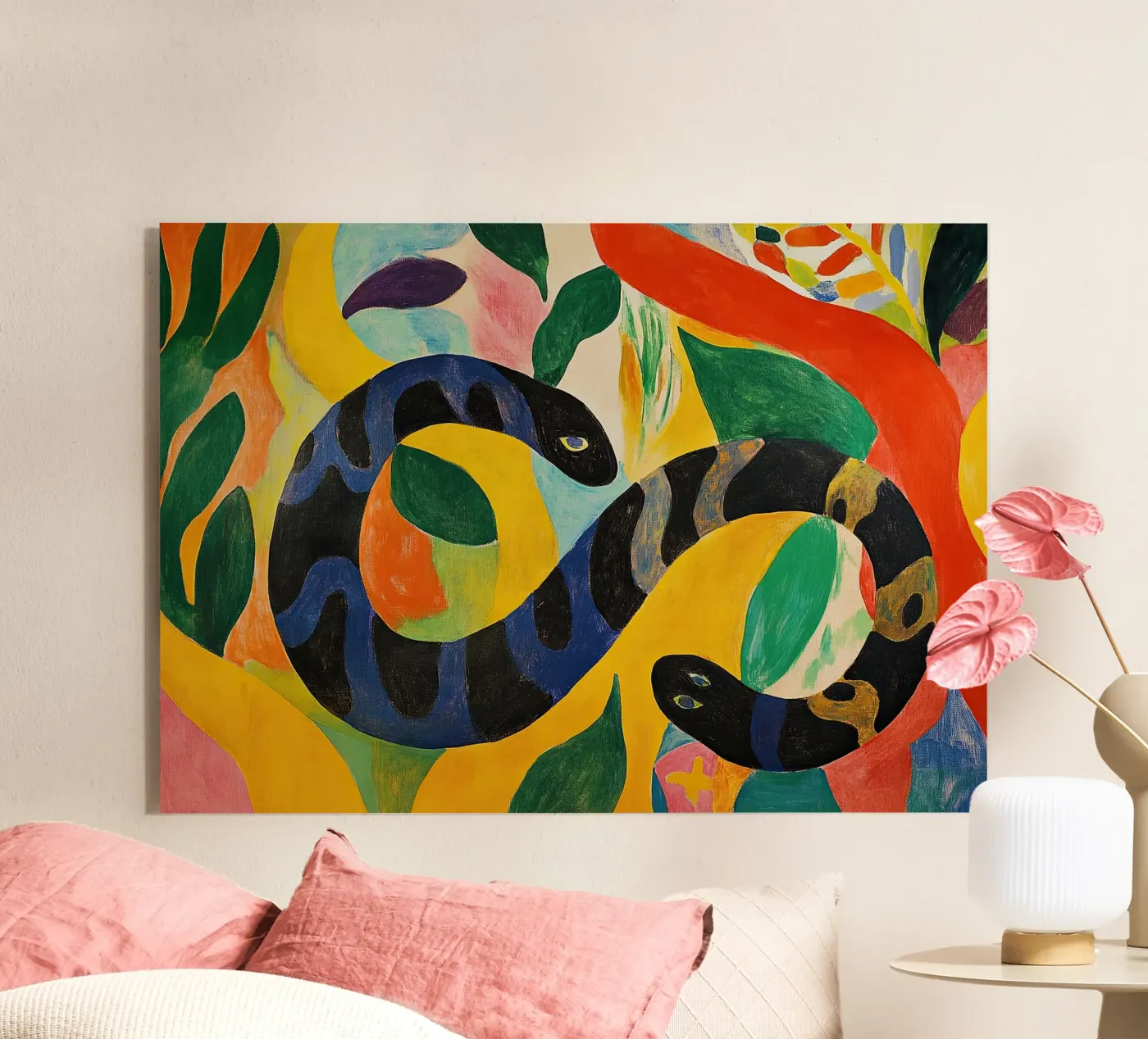 Serpent plexiglas de Nikis Art Studio