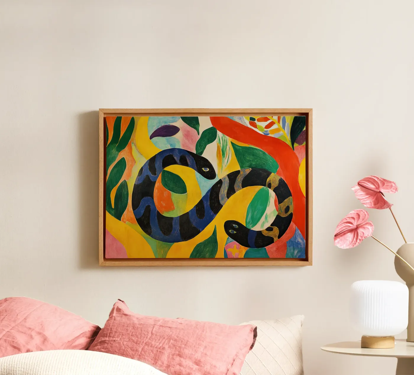 Snake tela da Nikis Art Studio