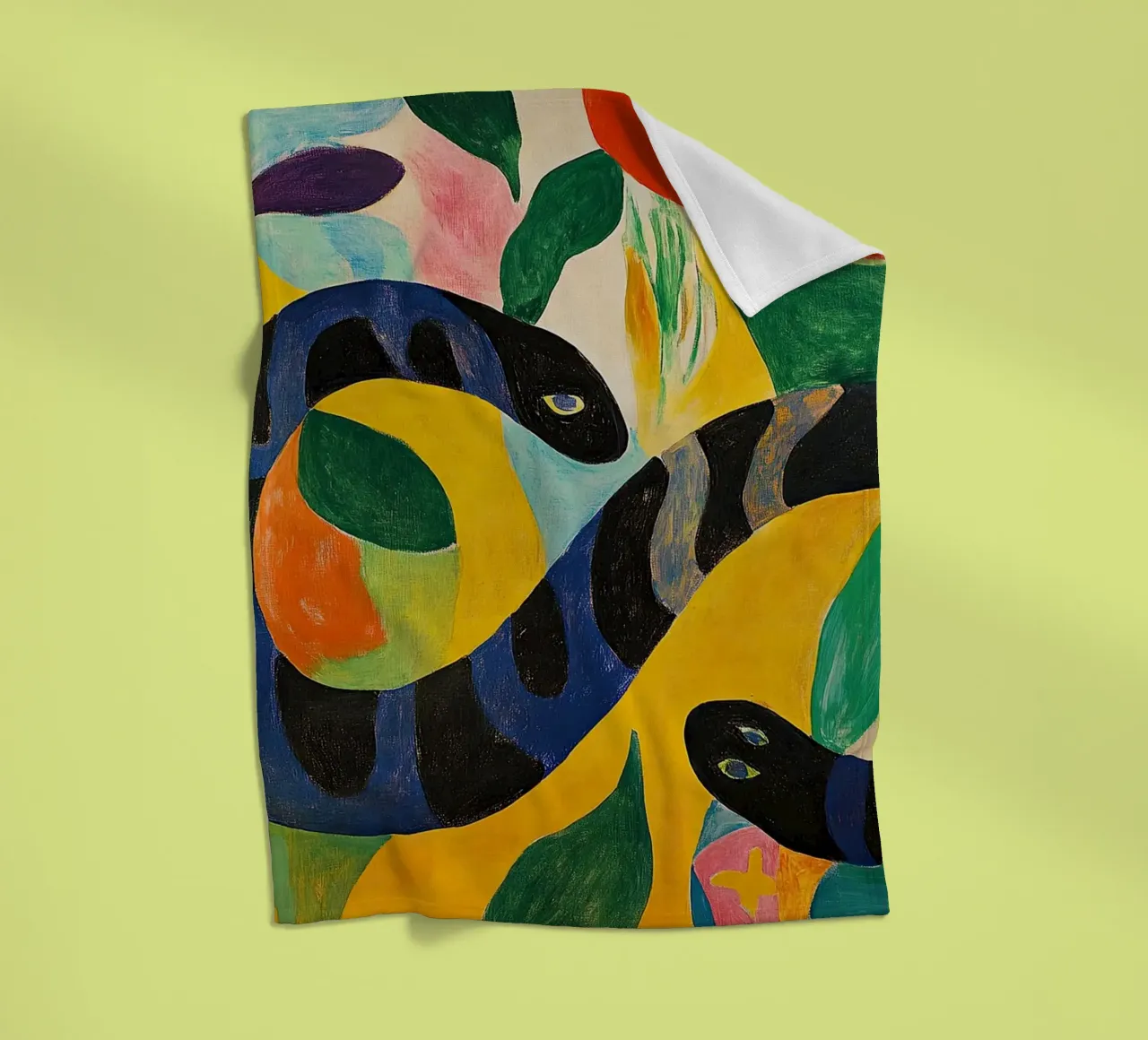 Serpente coperta in pile da Nikis Art Studio