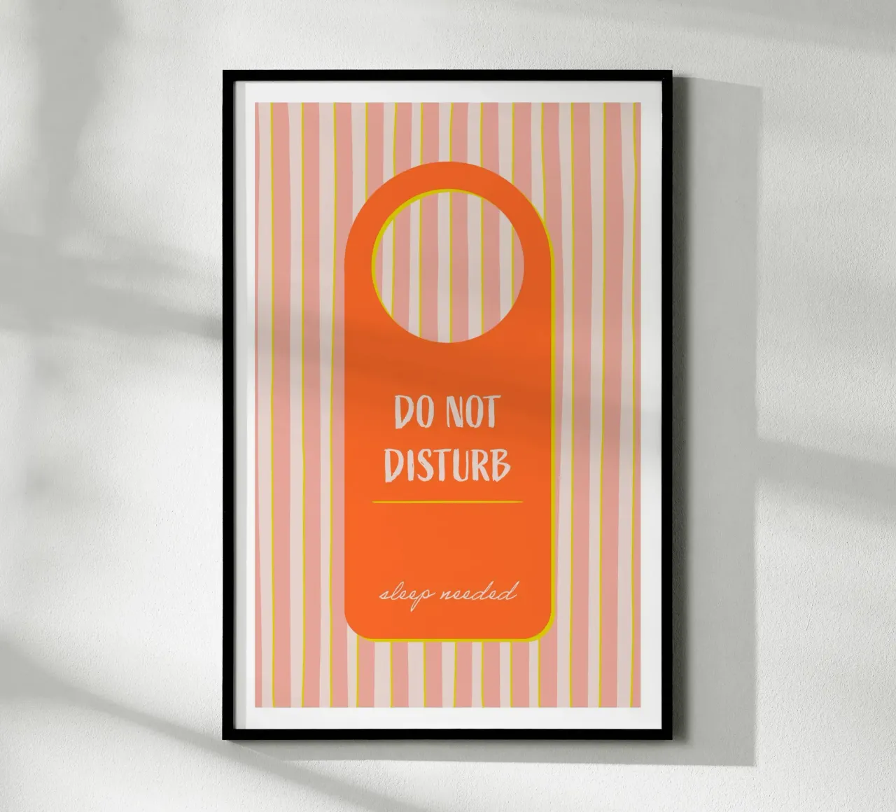 Non Disturbare - Necessità di dormire carta hahnemühle da Malou-Studio