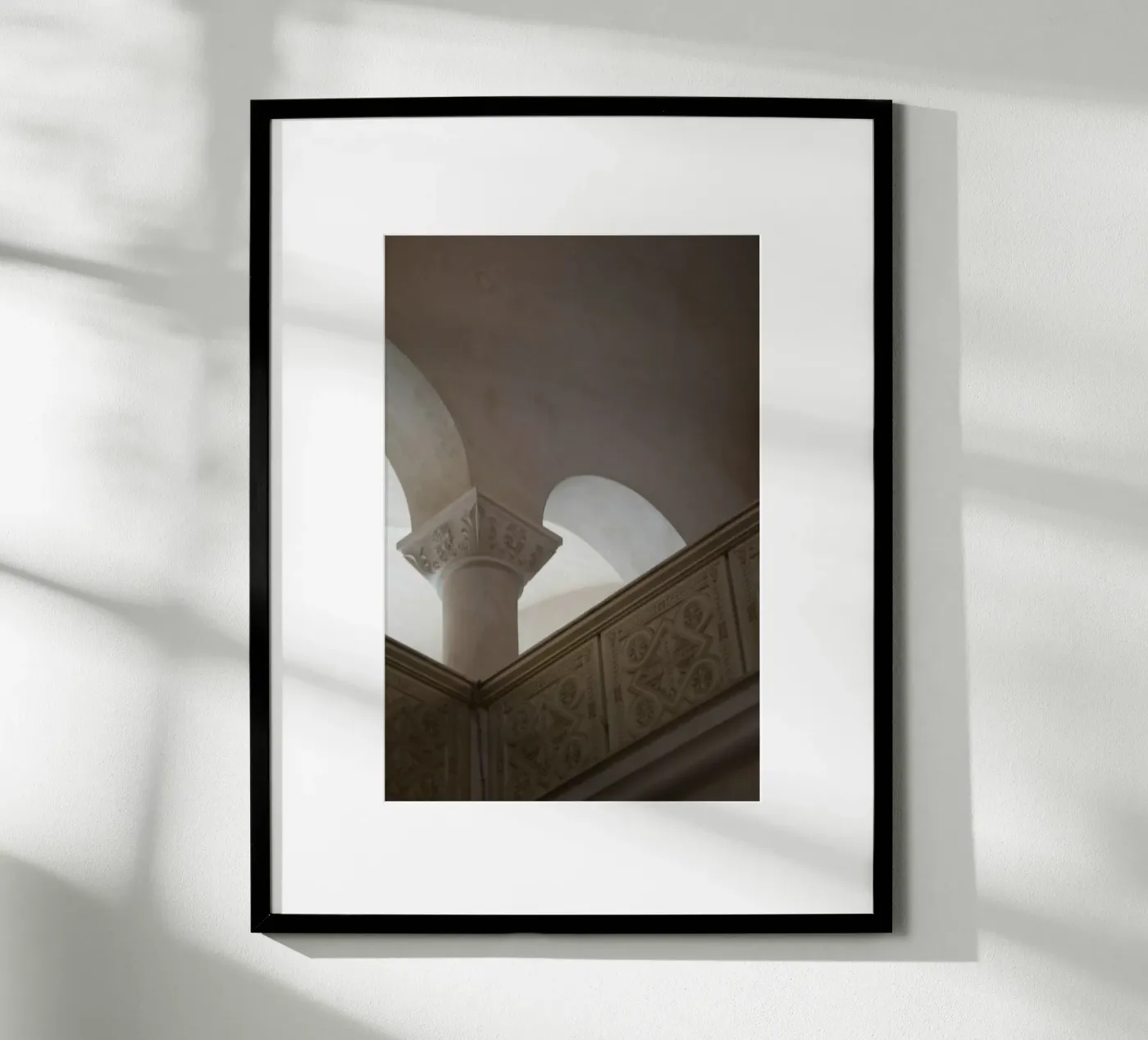 Wit poster van Lise Ruault