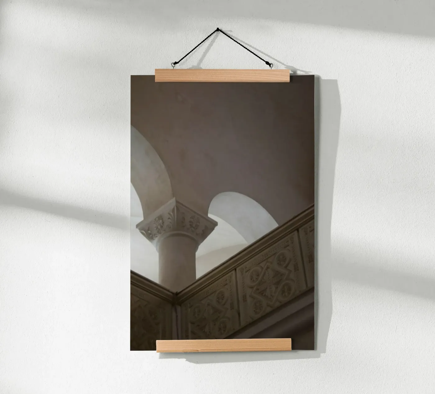 Wit poster van Lise Ruault