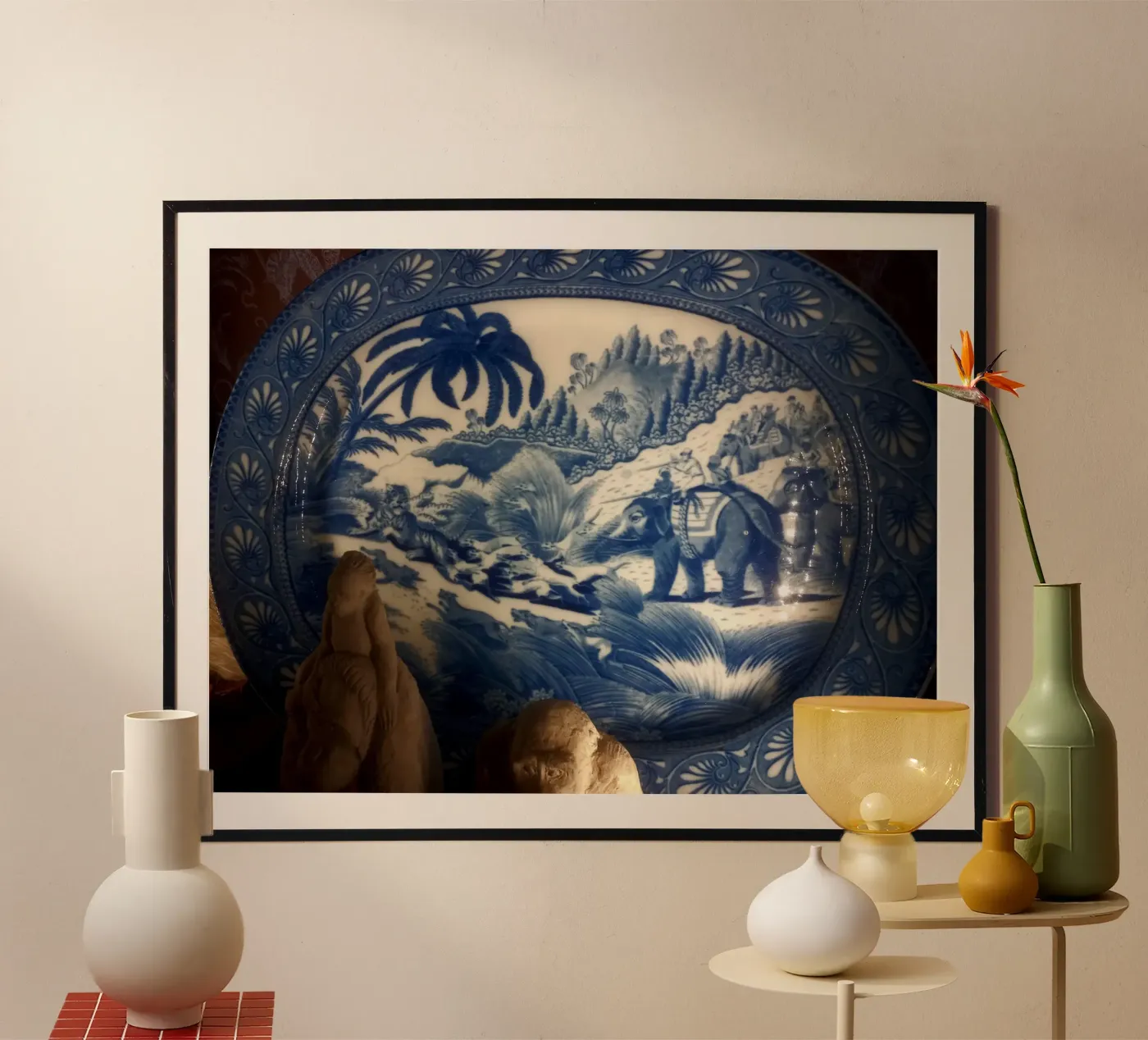 Blau Poster von Lise Ruault