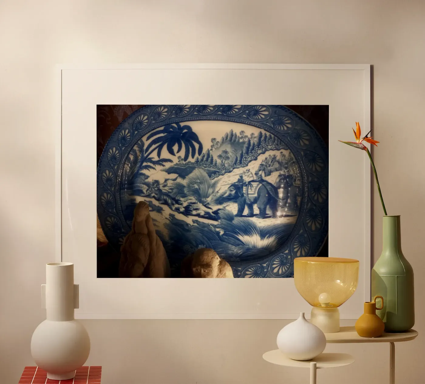 Blau Poster von Lise Ruault