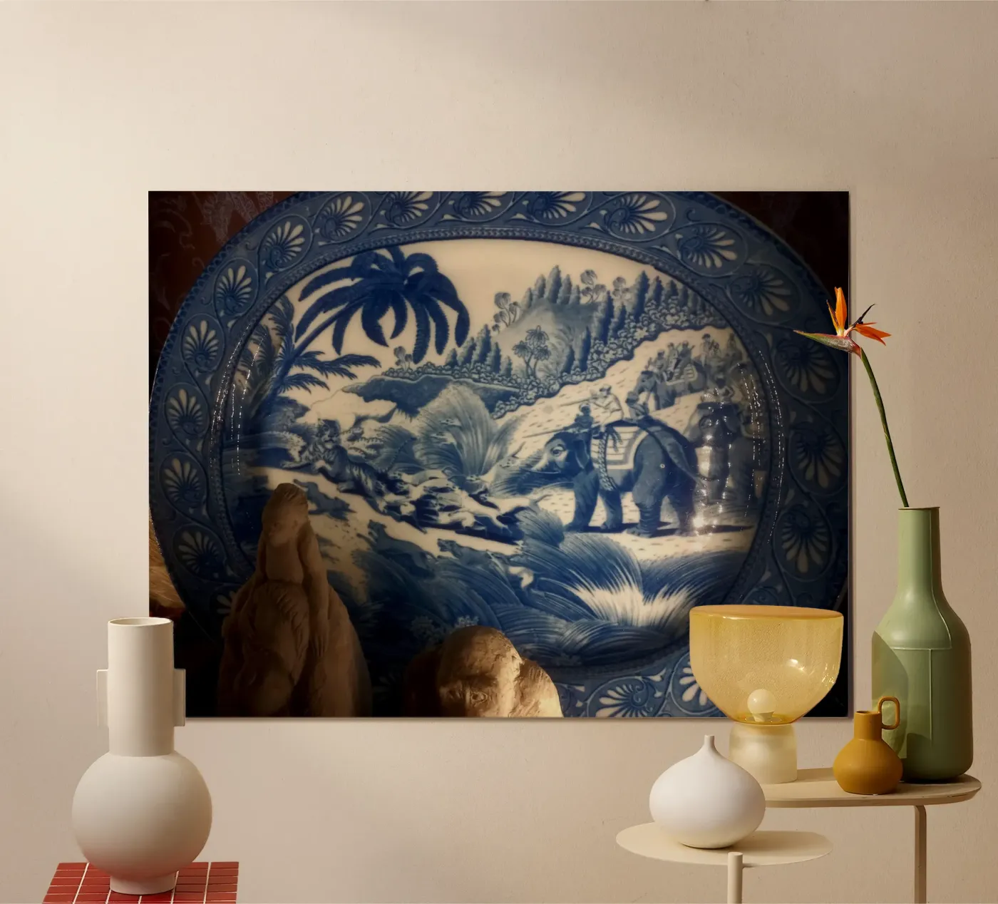 Blau Poster von Lise Ruault