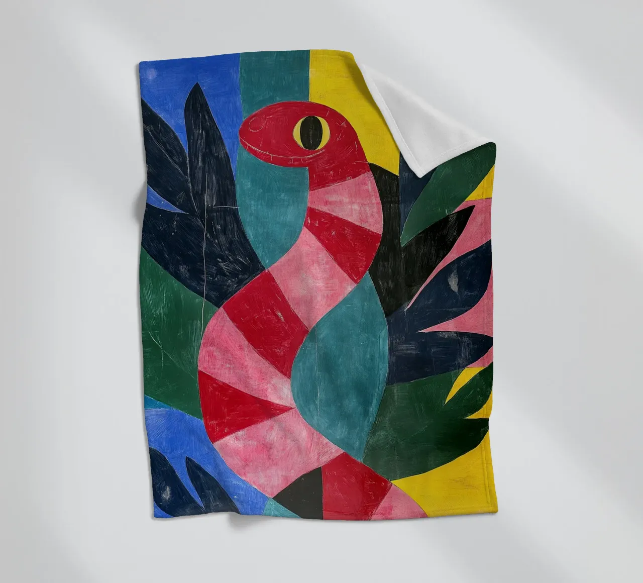 Serpente coperta in pile da Nikis Art Studio