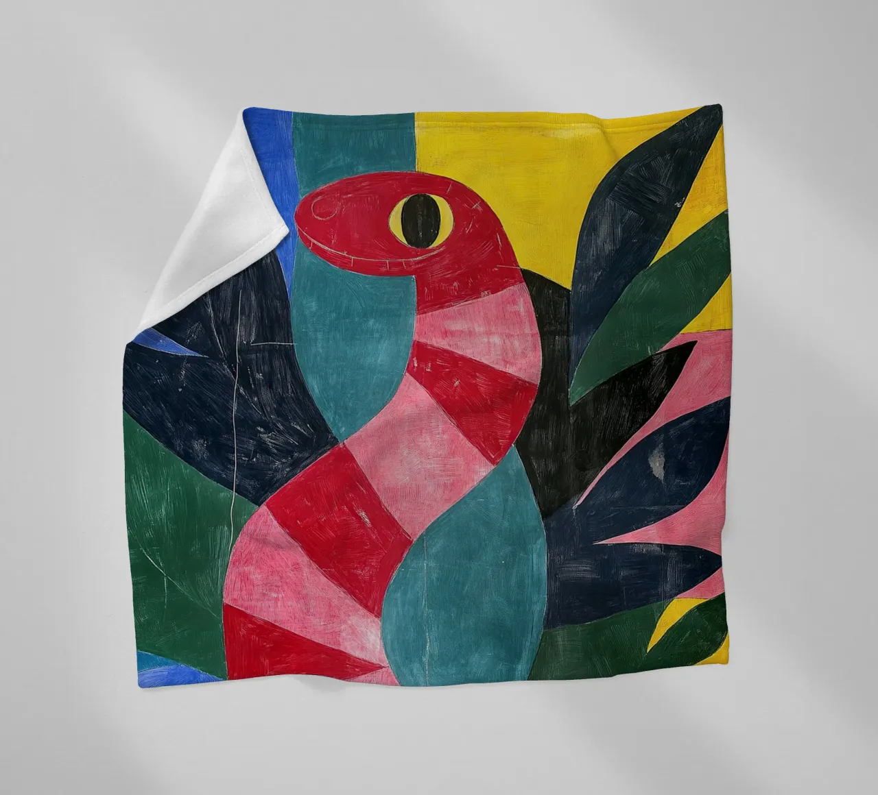 Serpente coperta in pile da Nikis Art Studio